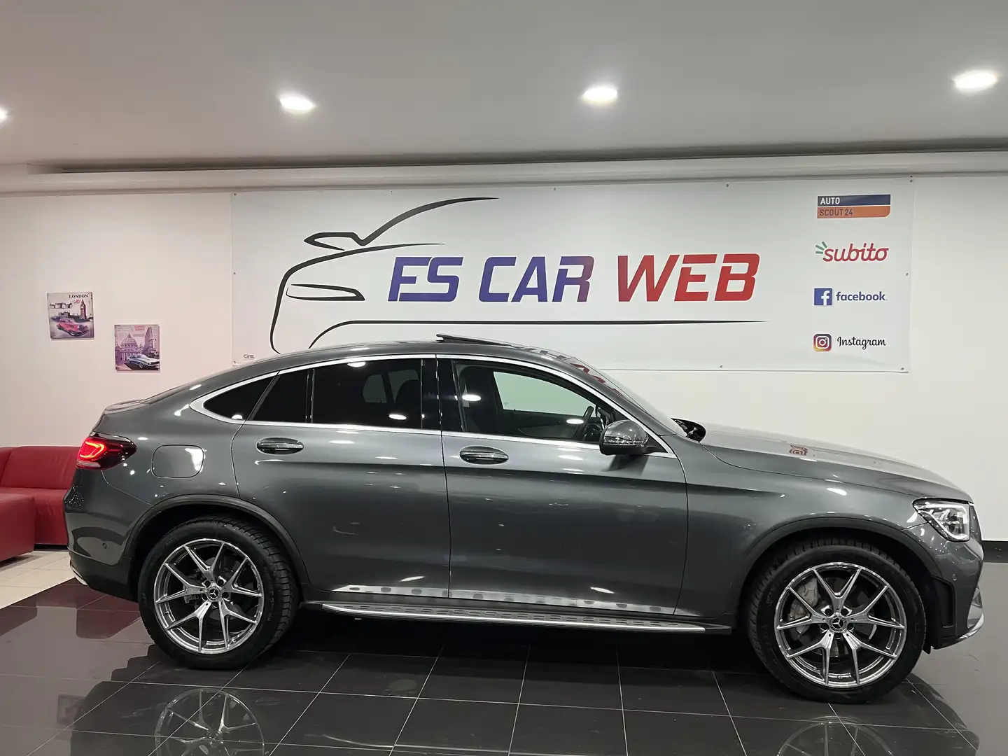 Mercedes-Benz GLC 220 Coupe d Premium Plus 4Matic auto 194 cv Grau - 2