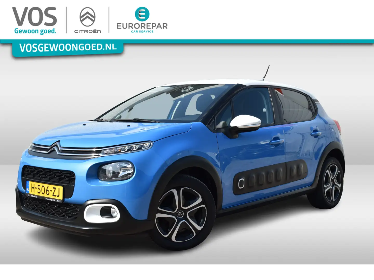 Citroen C3 PureTech 82 Feel Edition Navi | Airco | parkeerhul Blau - 1
