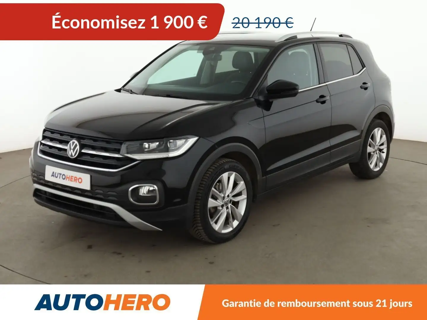 Volkswagen T-Cross 1.0 TSI Carat DSG Noir - 1