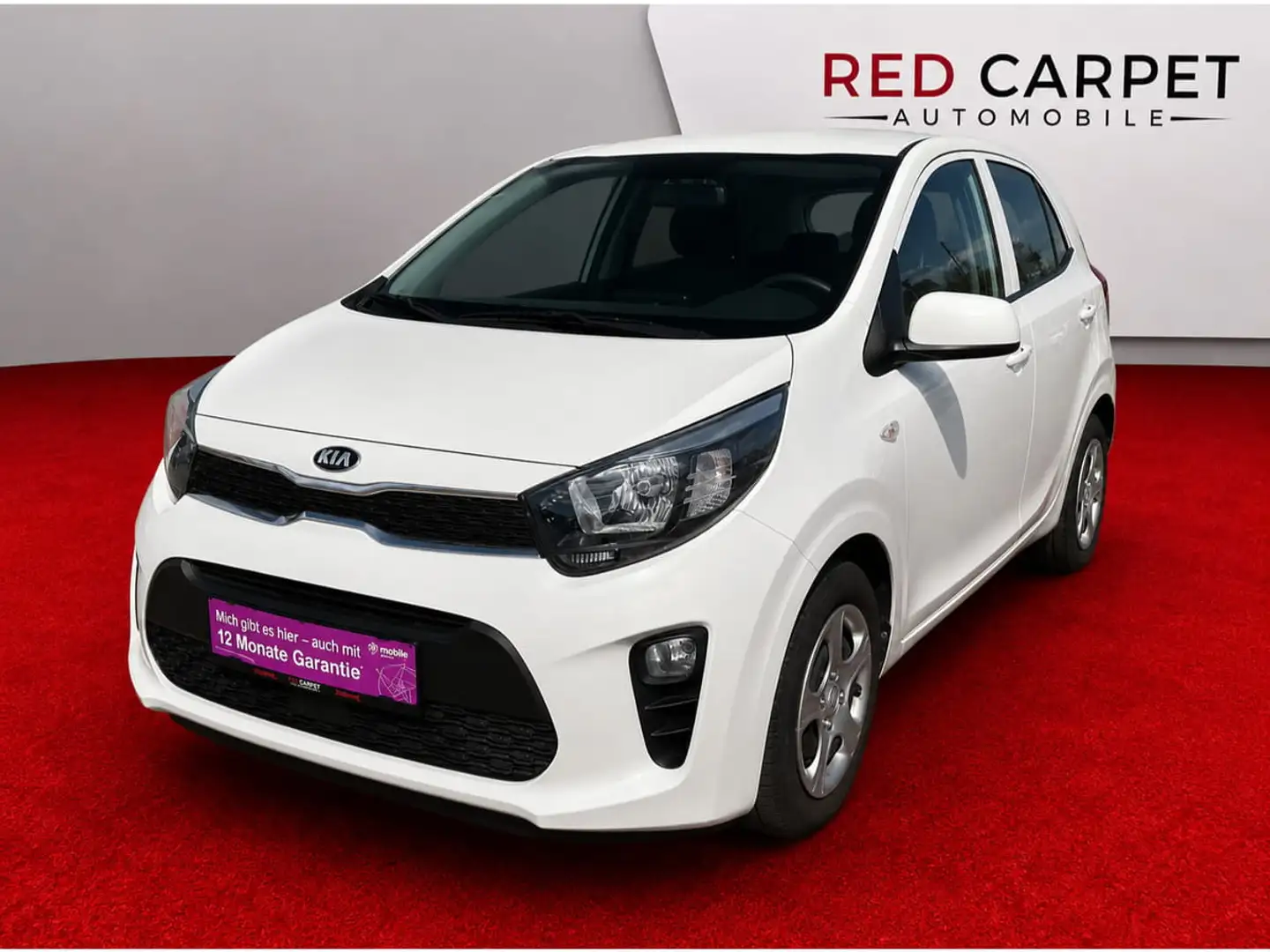 Kia Picanto 1.0 Silber 1. Besitz | Sitz- & Lenkradheizung Weiß - 1