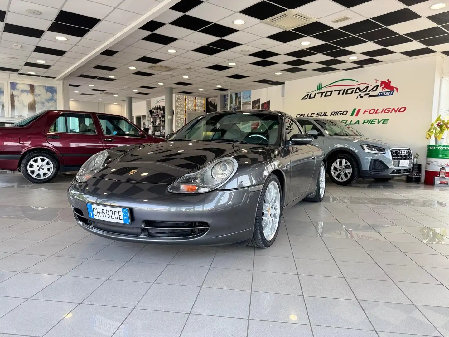 Porsche 911 911 IV Carrera 996 Cabrio 3.4 Carrera AIR TOP-ASI Grigio - 1