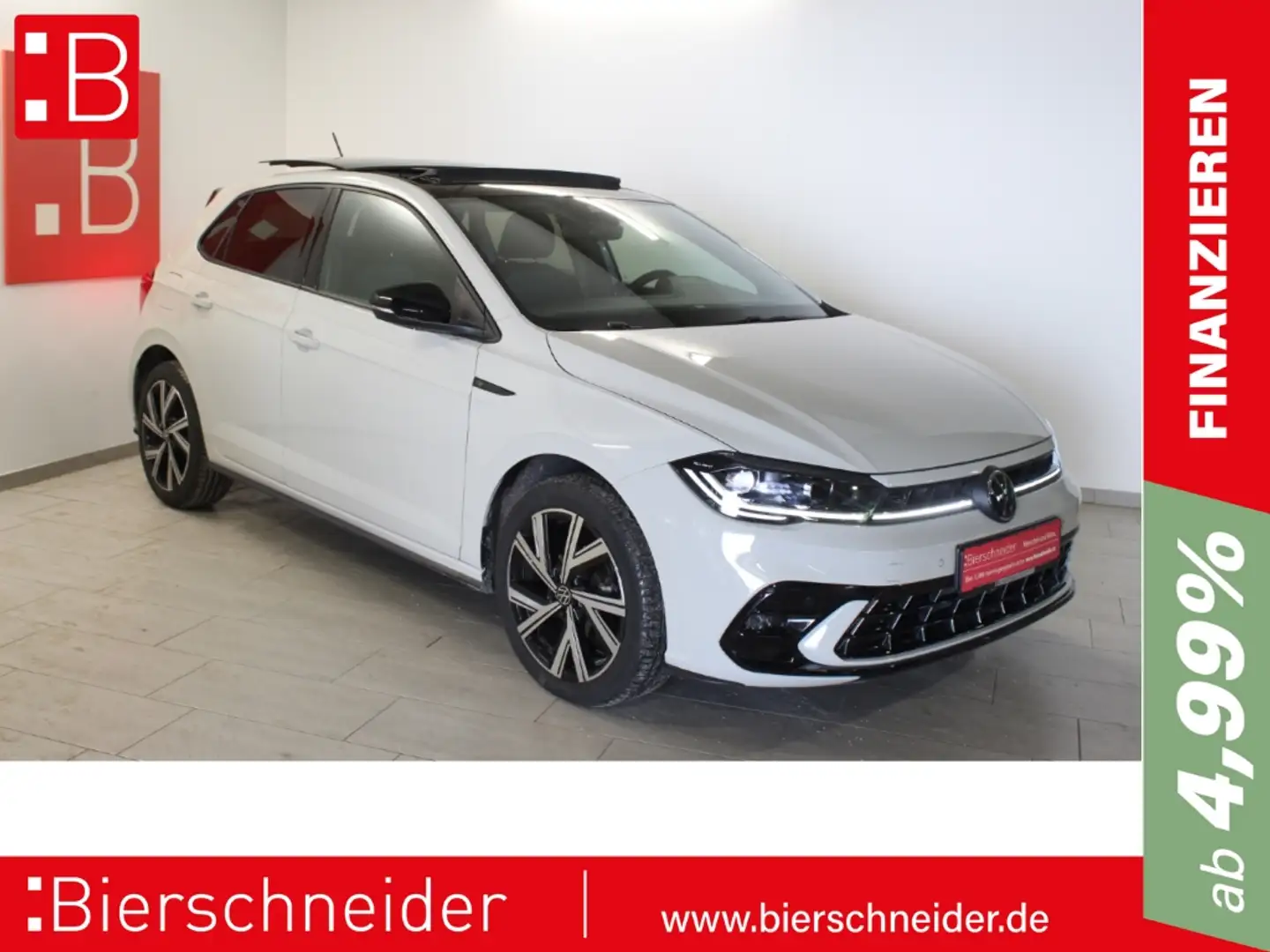 Volkswagen Polo 1.0 TSI DSG 2x R-Line 17 PANO MATRIX Gris - 1