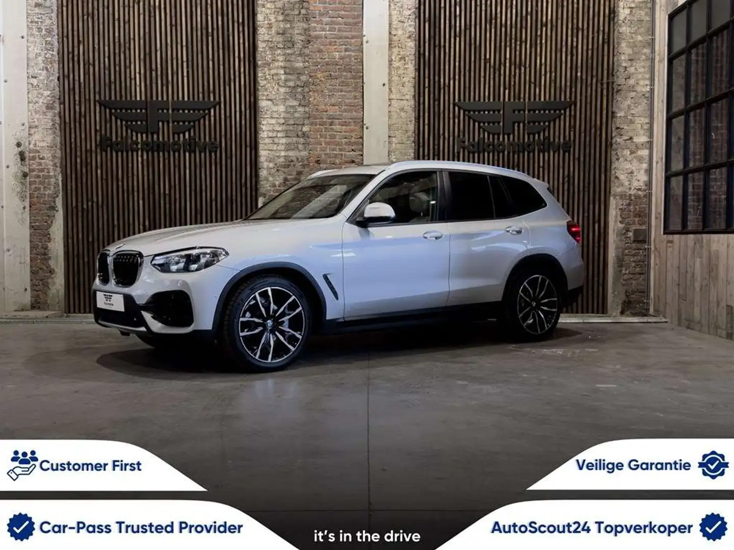 BMW X3 sDrive18d*AUT*PANODAK*SLECHTS 27.555 KM\u0027s*HUD Argent - 1