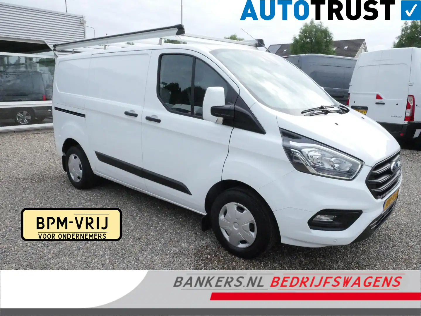 Ford Transit Custom 2.0 TDCI 105PK, L1H1, Airco, Imperiaal Wit - 1