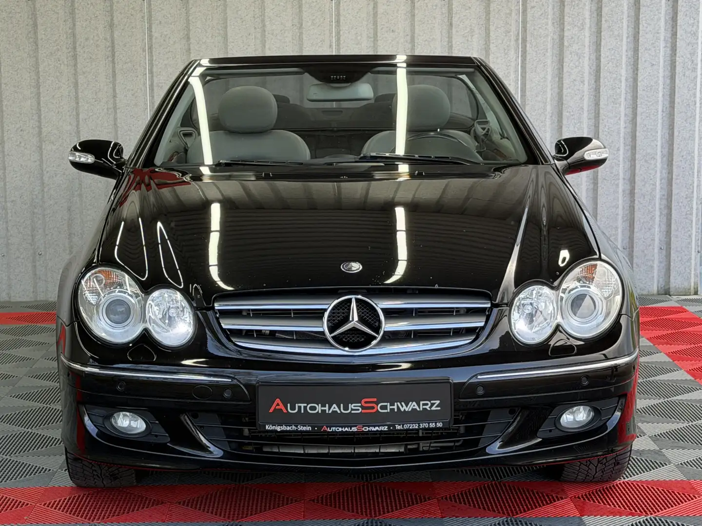 Mercedes-Benz CLK 350 CLK 350 Cabrio Automatik Leder Tempo H&K Klima Negro - 2
