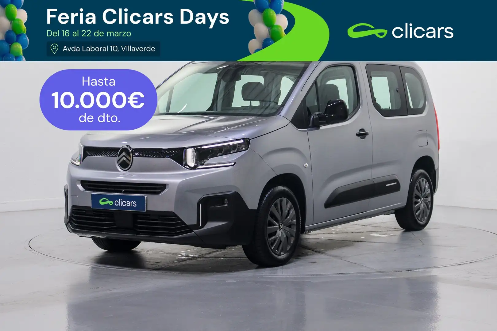 Citroen Berlingo BlueHDi S&S Talla M Plus 100 Gris - 1