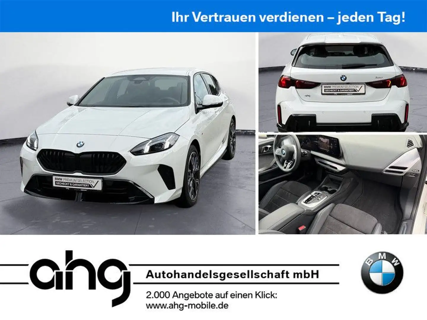 BMW 120 M Sportpaket Pro Navi Klima PDC Kamera Sport Weiß - 1