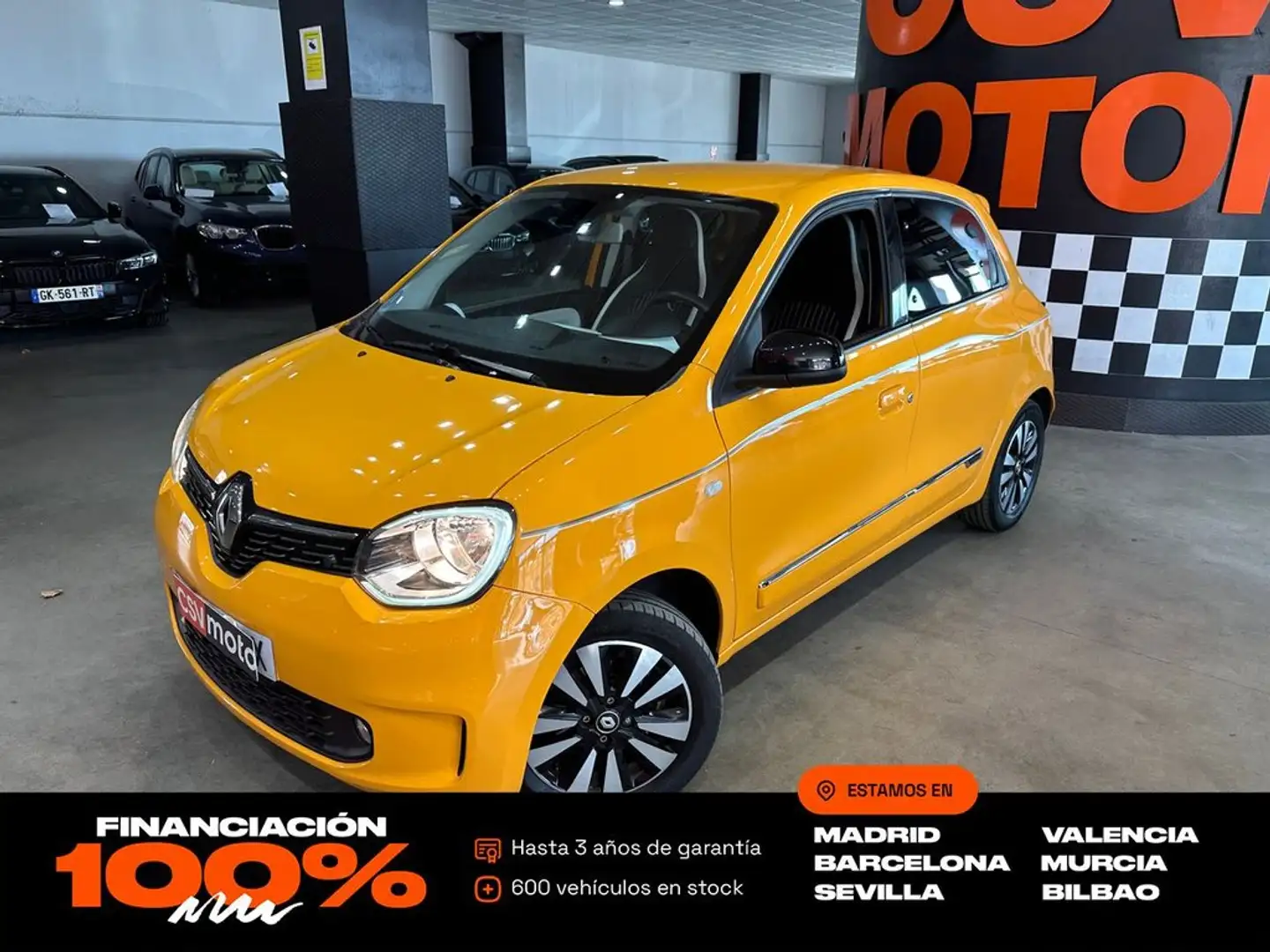 Renault Twingo Techno 60 kW R80 batería 20kWh Amarillo - 1