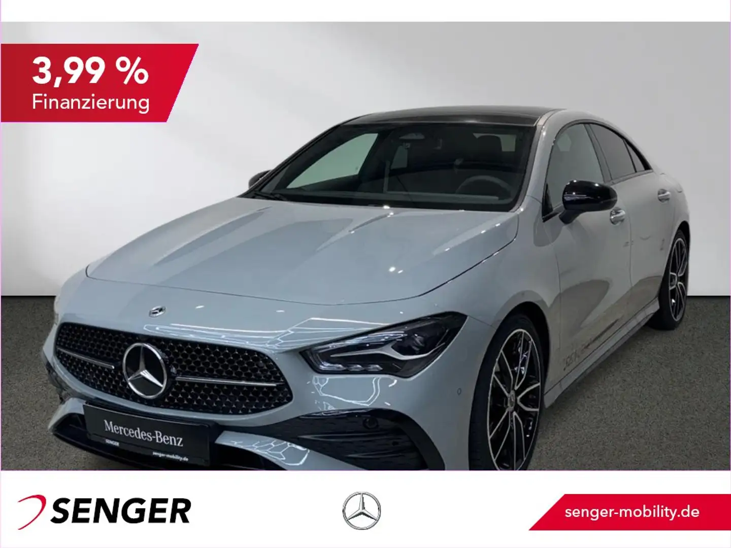 Mercedes-Benz CLA 200 d AMG Night Special-Edition Panorama AHK Gris - 1