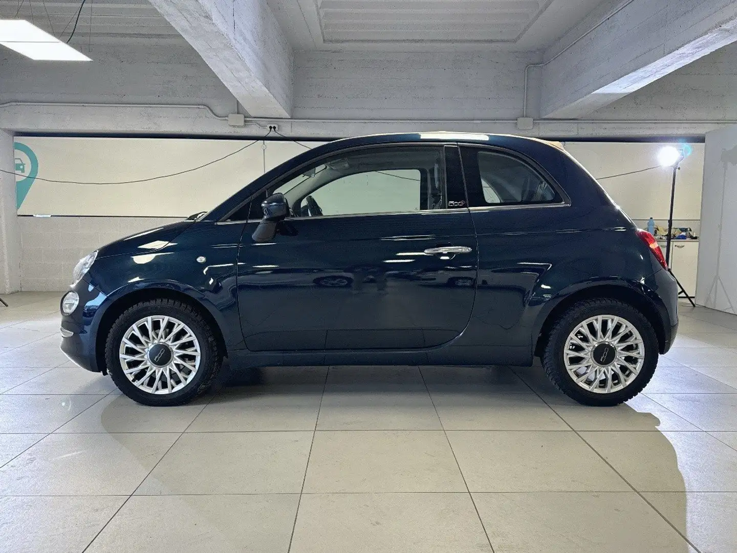 Fiat 500C 1.2 69cv Lounge Bleu - 2