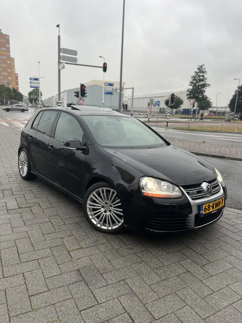 Volkswagen Golf Golf 5 R32 3.2 DSG/Schuifdak/Schalensitze/xenon Zwart - 1