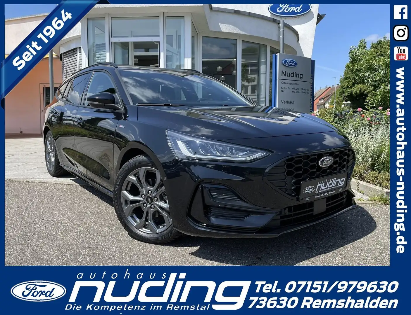 Ford Focus Turnier 1.0 EcoBoost Hybrid Aut. ST-Line X Negro - 1