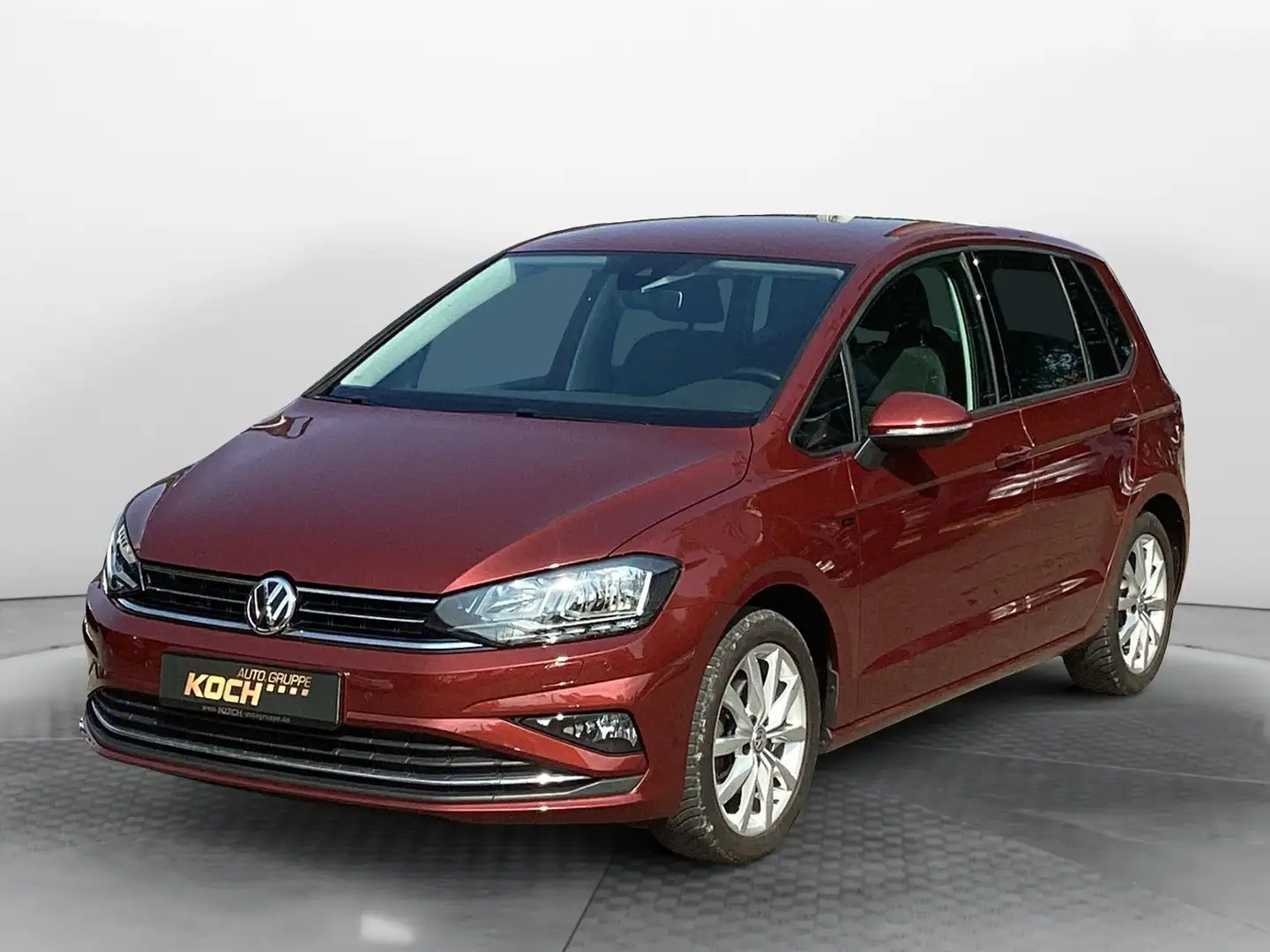 Volkswagen Golf Sportsvan 2.0TDI Join DSG Navi Kamera Rood - 2