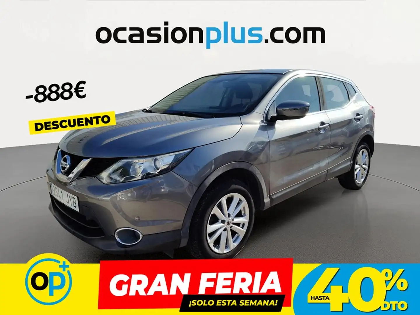 Nissan Qashqai 1.5dCi Acenta 4x2 Gris - 1