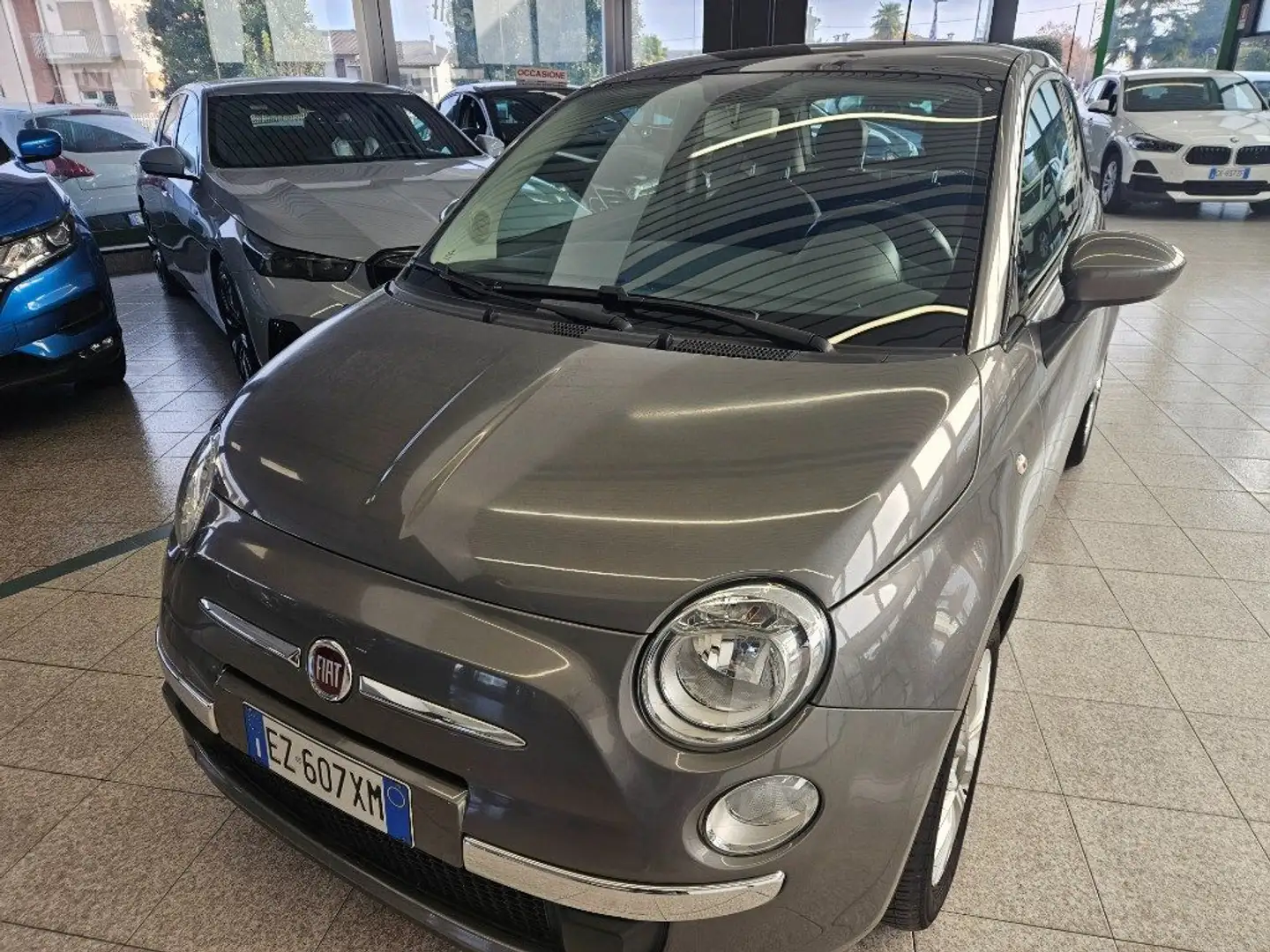 Fiat 500 1.2 Lounge Grijs - 2