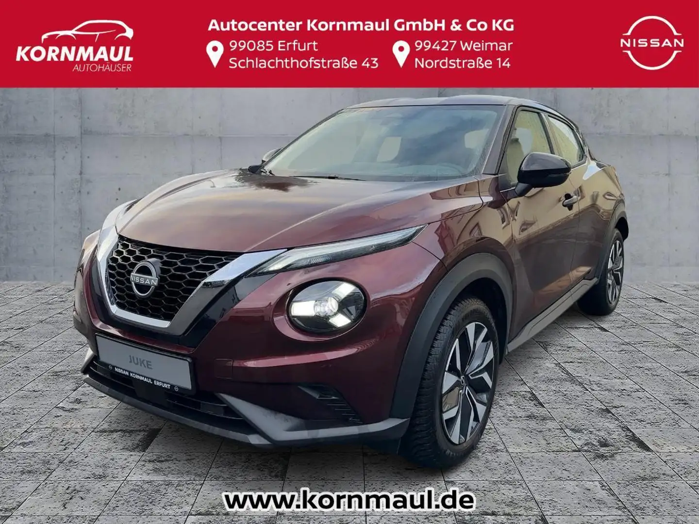 Nissan Juke ACENTA 1.0 DIG-T 114PS NAVI+ALLWETTERREIFEN Mauve - 1