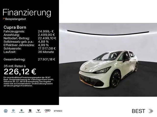 CUPRA Born electric*WÄRMEPUMPE*LED*KAMERA*PDC*SHZ*NAVI