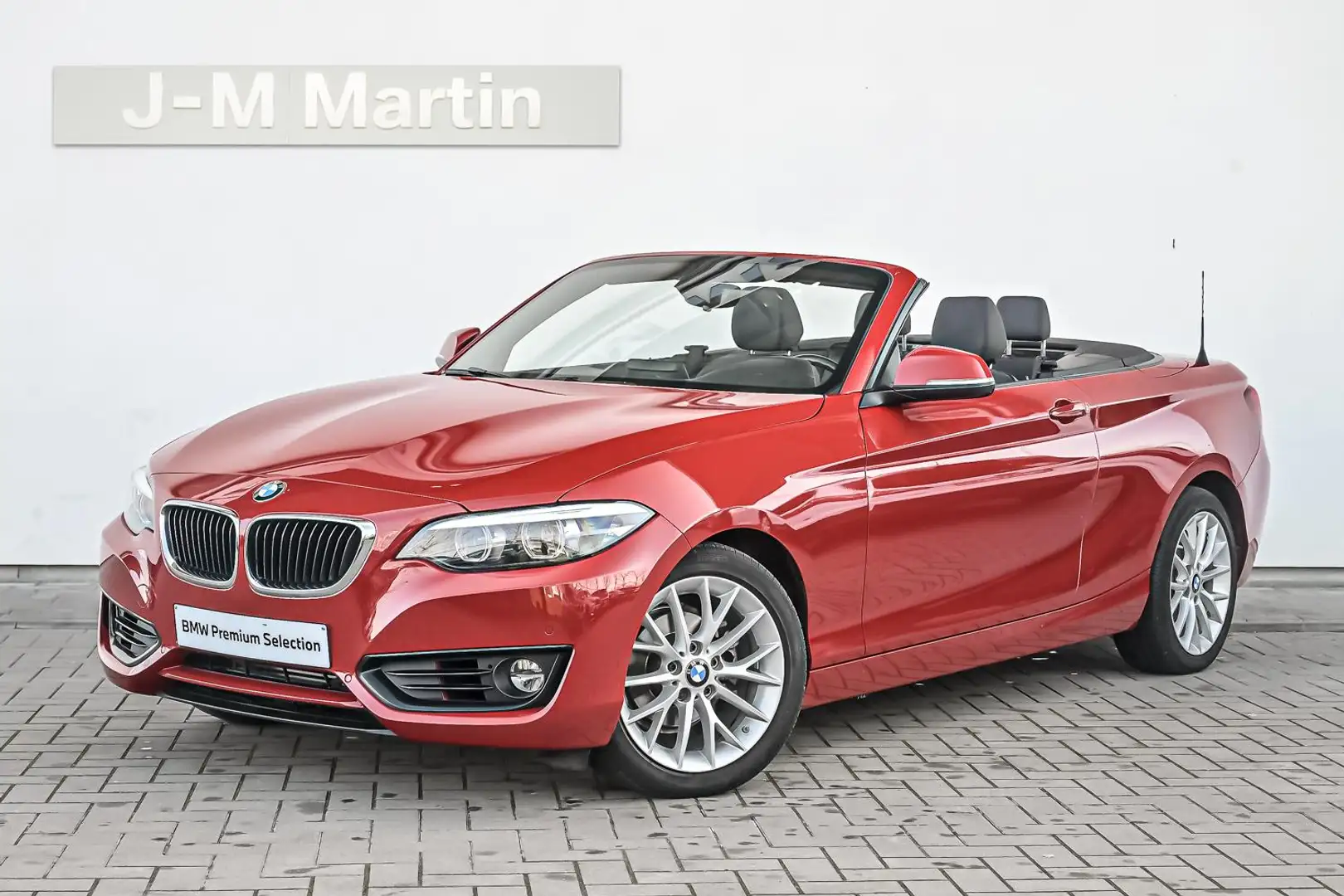 BMW 218 cabrio -PDC-12m garantie Rood - 1