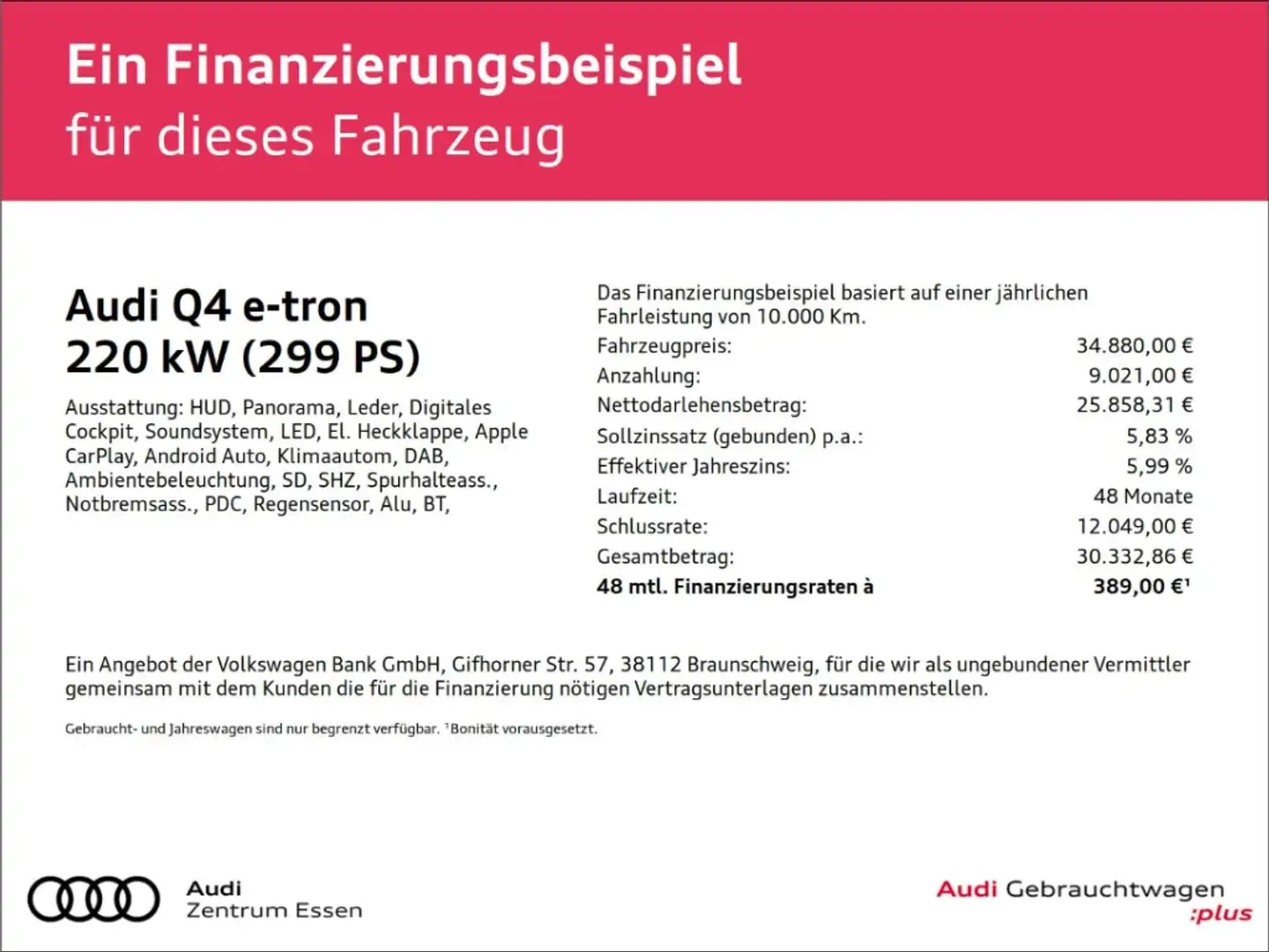 Audi Q4 e-tron Sportback 50 quattro MATRIX LED PANO APP   SHZ   P Weiß - 2