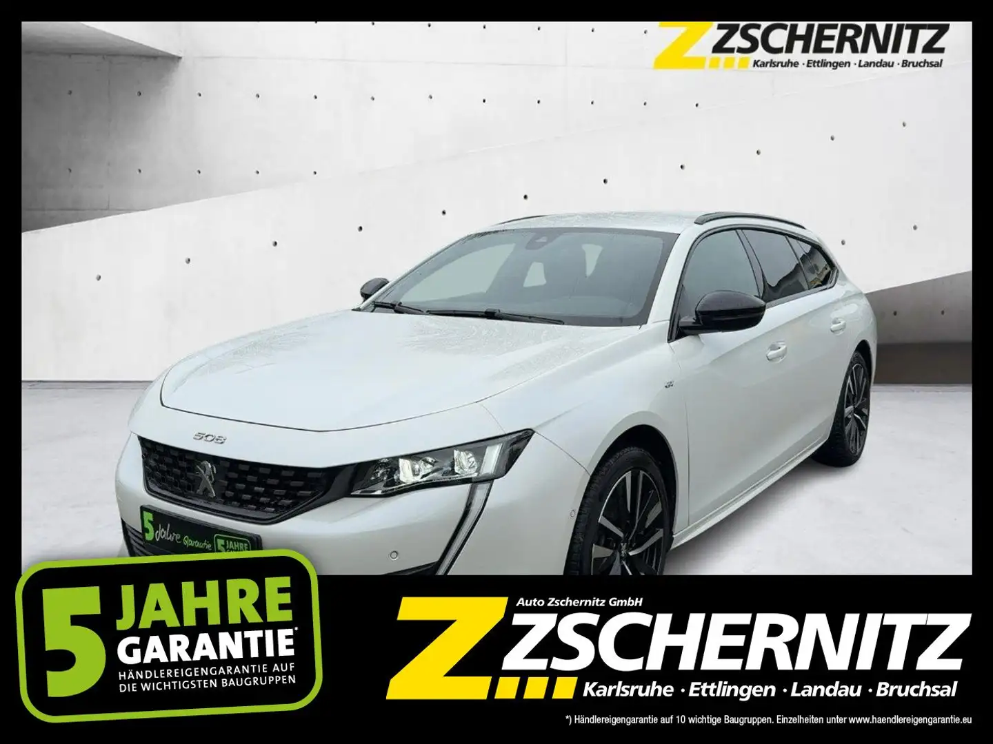 Peugeot 508 1.2 PureTech 130 SW GT ACC+LED+Navi+SHZ+Kam. Blanc - 1