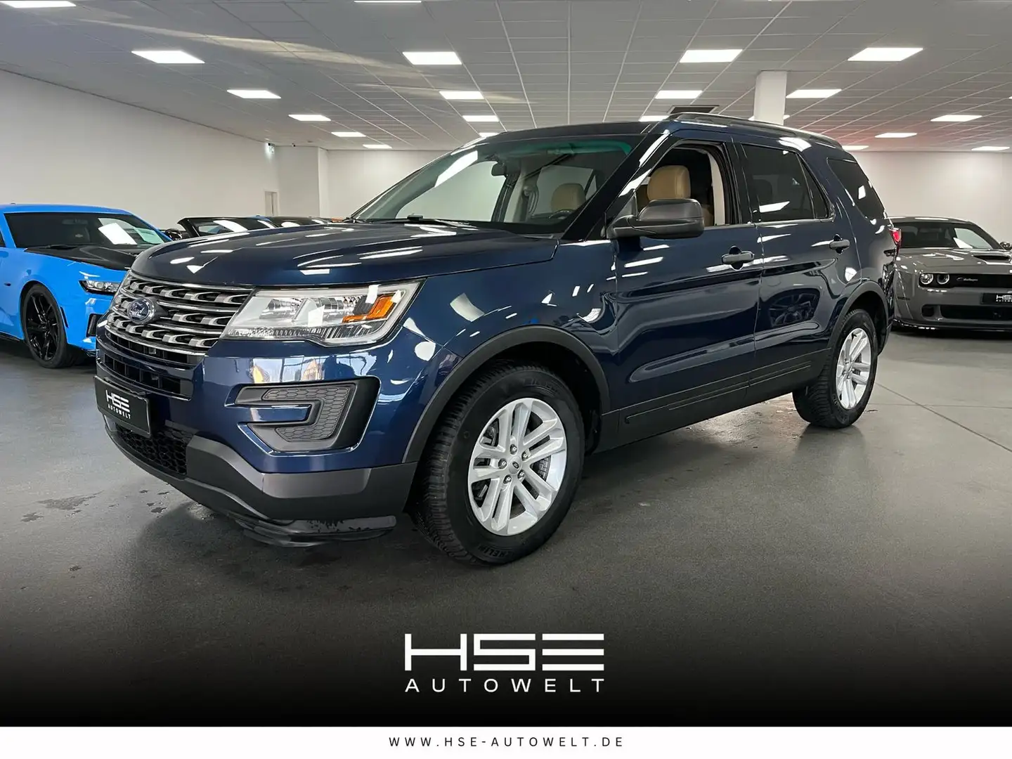Ford Explorer 3,5l V6 UNFALLFREI/ 2.Hd/ AHK/ TÜV+Service NEU Blau - 1