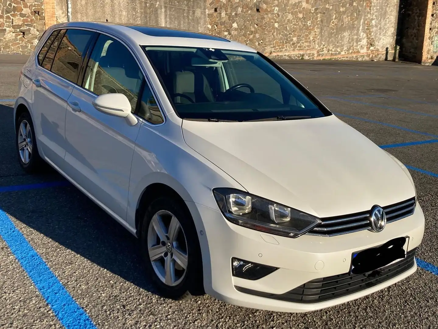 Volkswagen Golf Sportsvan Golf Sportsvan 1.6 TDI Highline 110cv DSG Blanc - 2