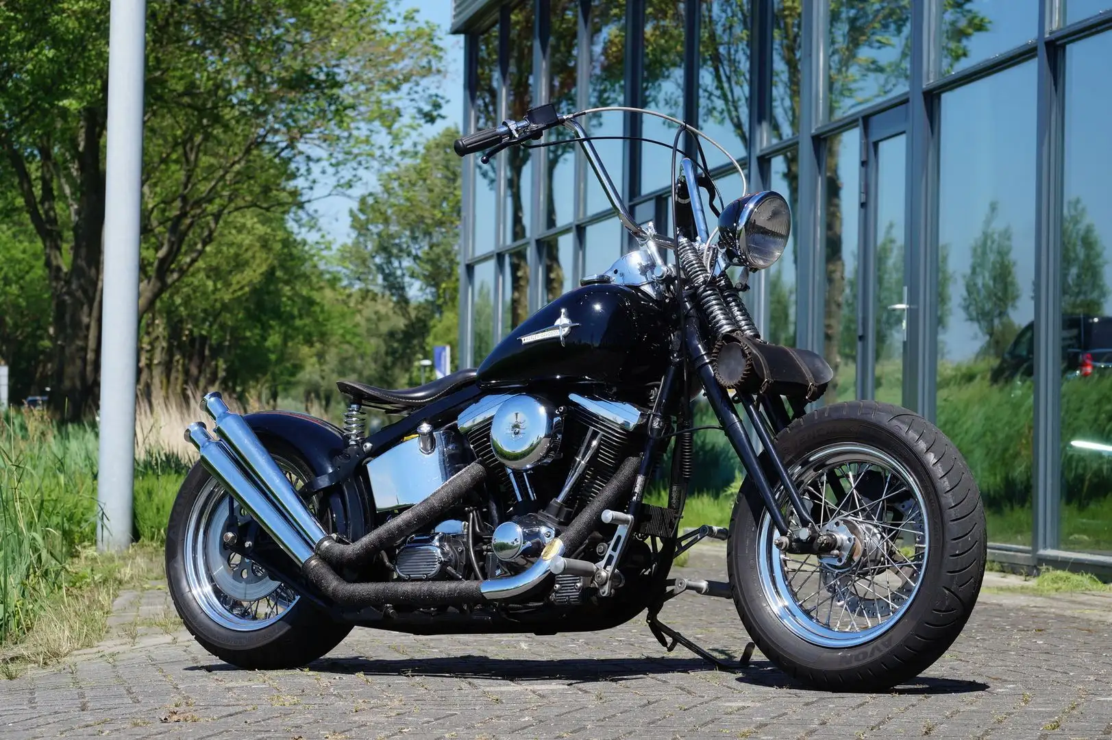 Harley-Davidson Softail SPRINGER FXSTS Negru - 1