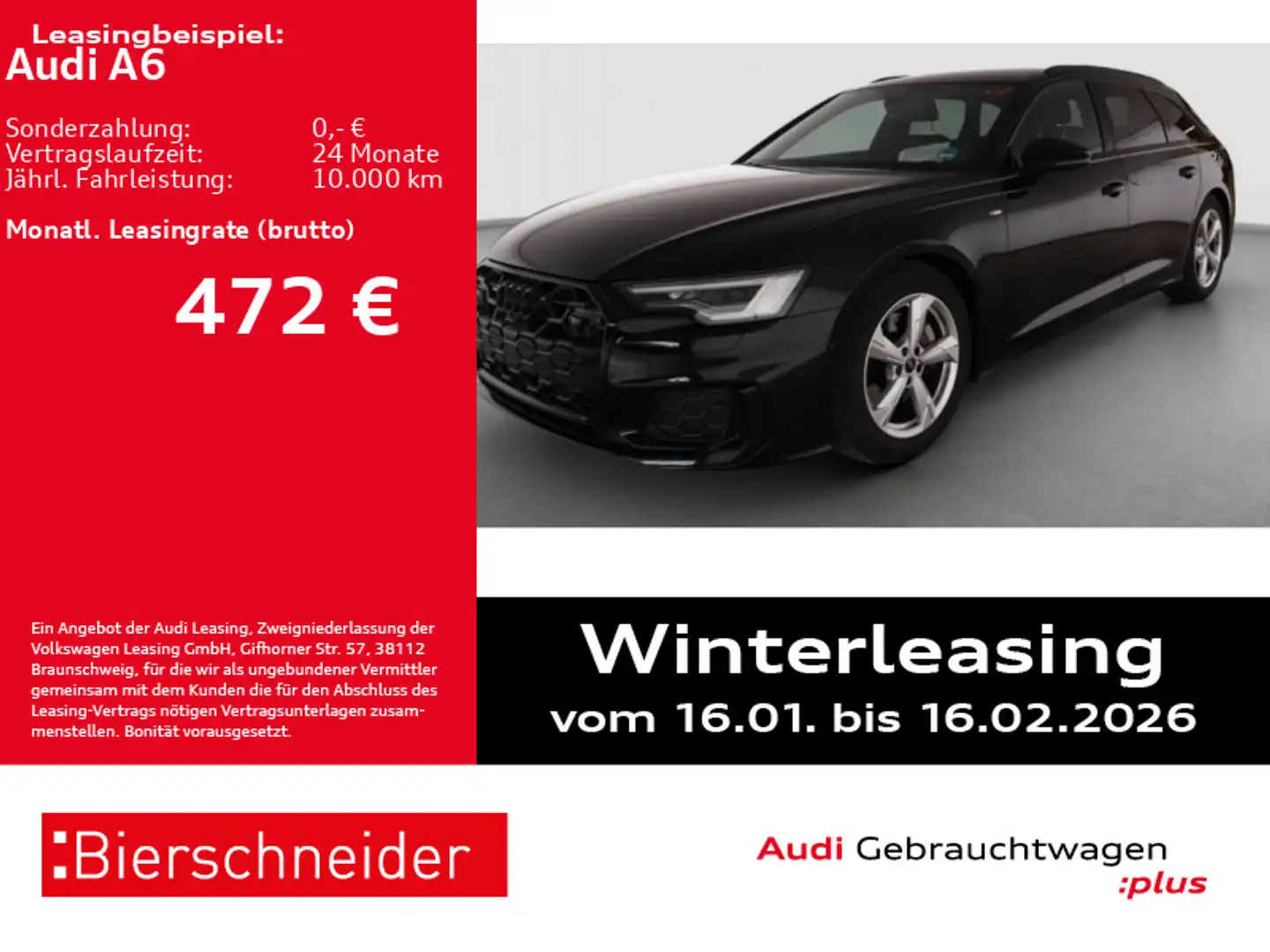 Audi A6 Av 45 TDI qu S-Line Black AHK MARIX PANO HuD Schwarz - 1