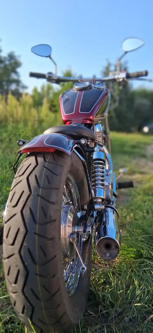 Suzuki LS 650 Savage Bopper Rood - 1