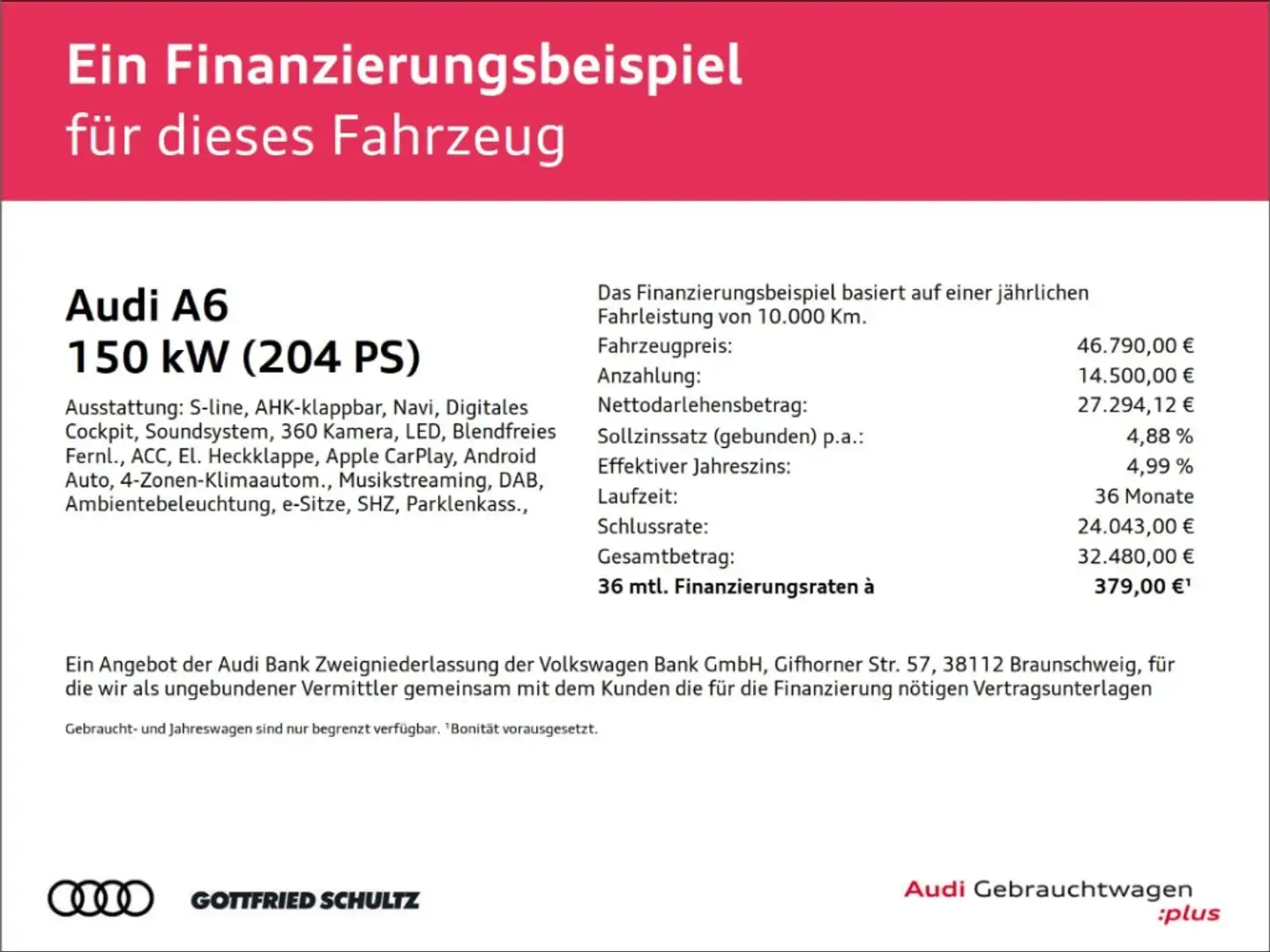 Audi A6 Avant 40 TDI S-LINE ACC AHK MATRIX KAMERA KEYLESS Schwarz - 2
