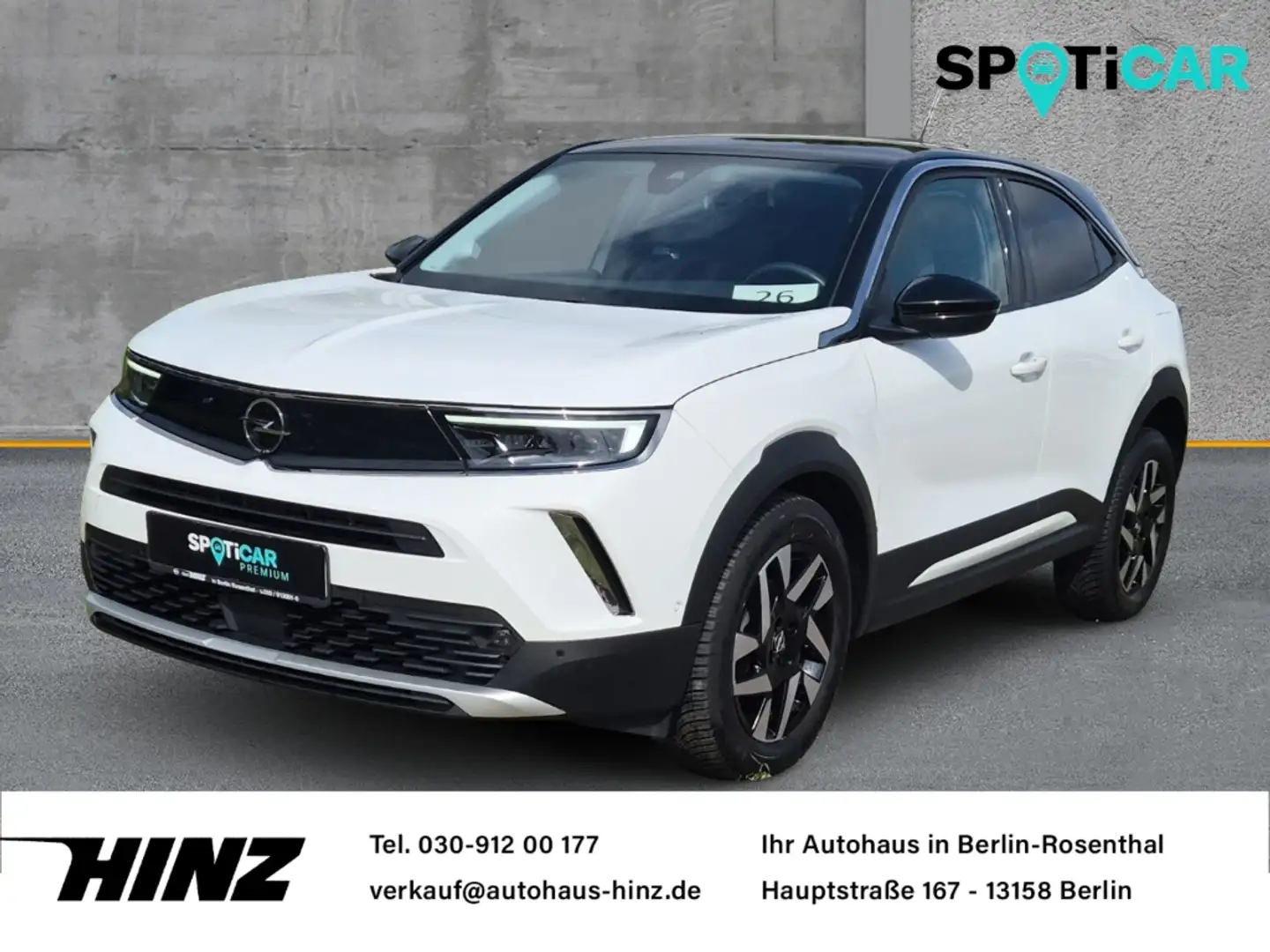 Opel Mokka Elegance 1.2 ,LED,Klima,Navi,Kamera,Allw., Weiß - 1