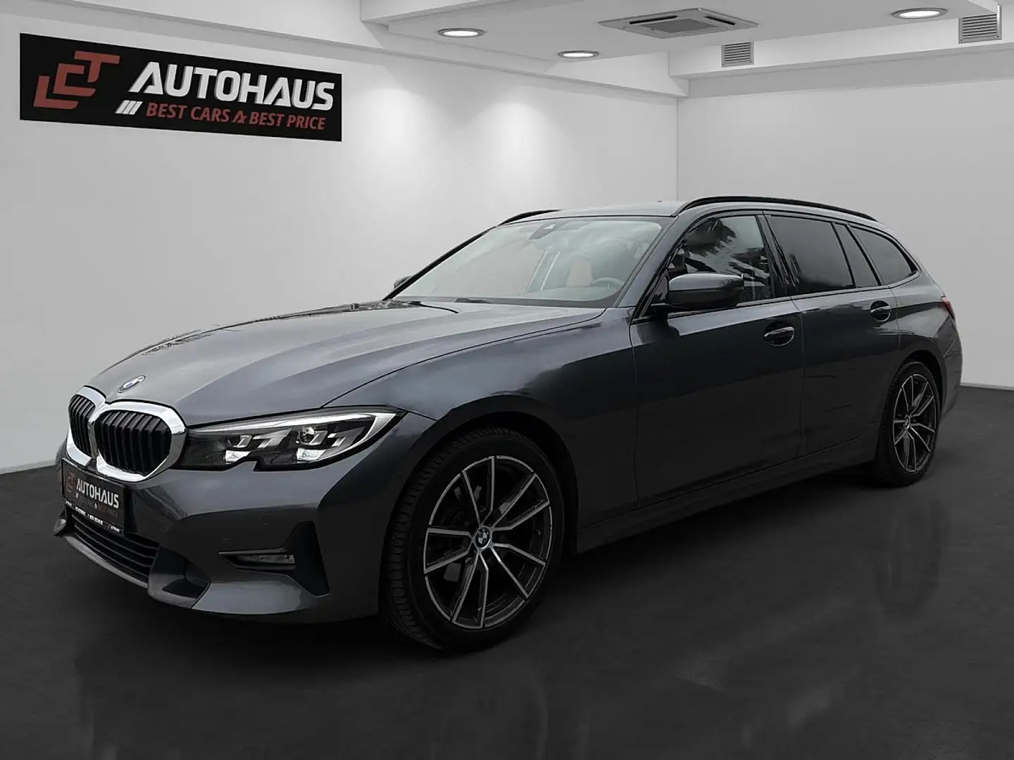 BMW 318 d Touring Aut. |1.BESITZ | TOP AUSTATTUNG | Grau - 1