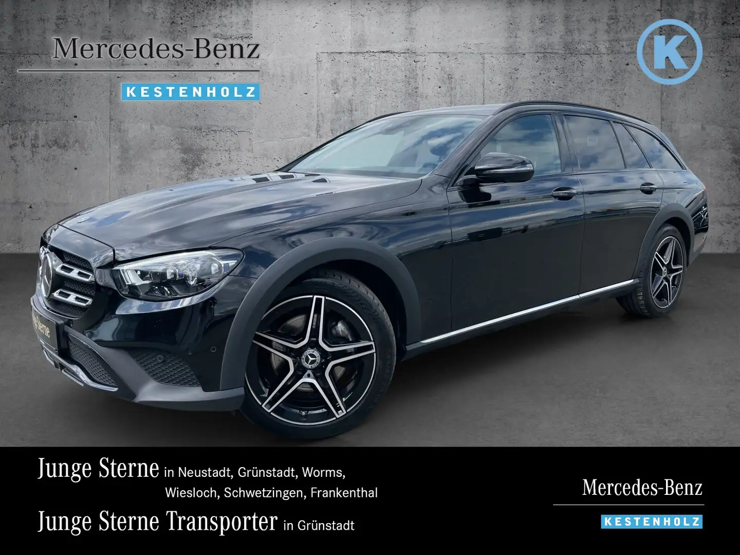 Mercedes-Benz E 220 E 220 d 4M T All-Terrain AHK+DISTRO+SITZKL+BURME Schwarz - 1