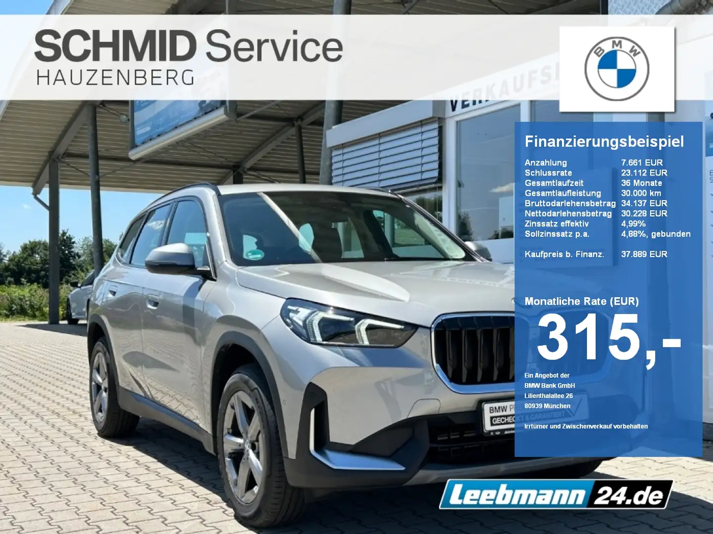 BMW X1 sDrive18i Anhängerkupplung/PremiumPaket/RFK Silber - 1