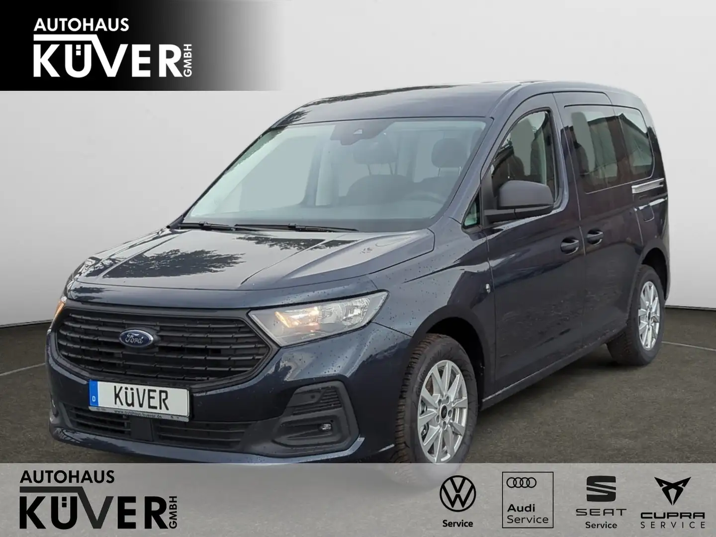 Ford Tourneo Connect Trend 2.0 EcoBlue Navi+GRA+PDC Bleu - 1