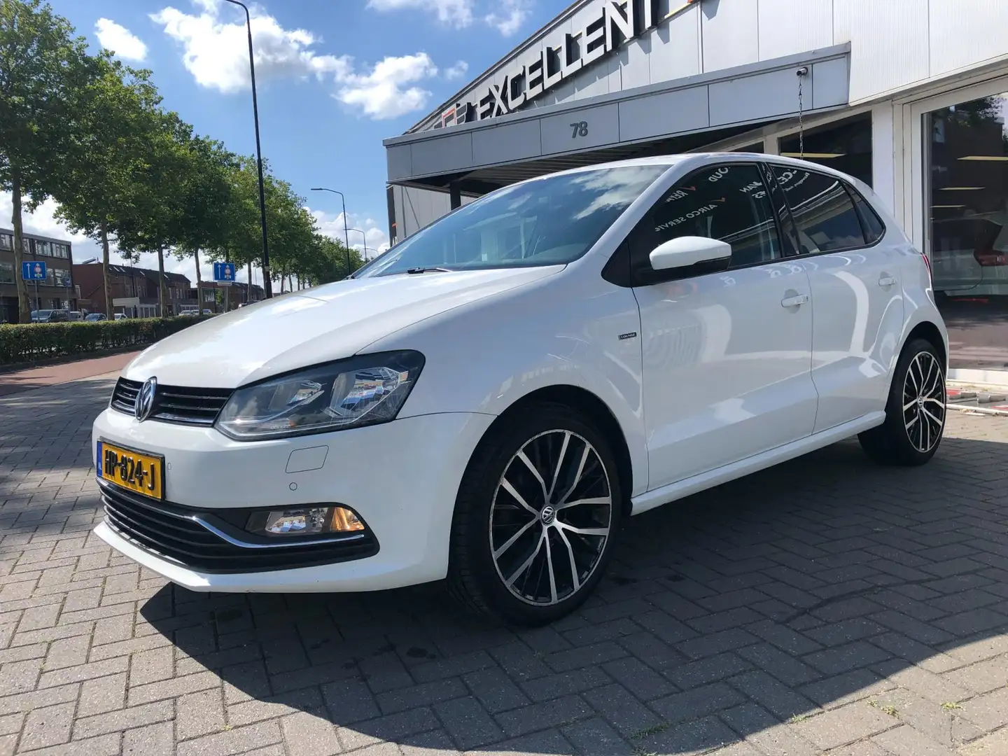 Volkswagen Polo 1.4 TDI Lounge-PDC-Navi-Ecc Wit - 2