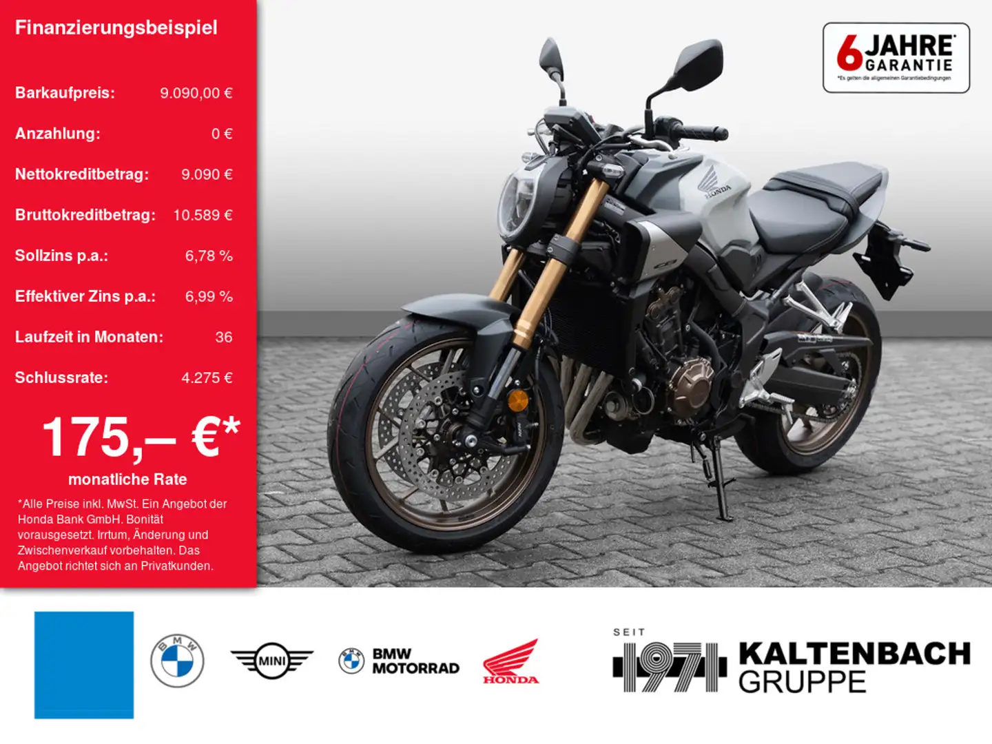 Honda CB 650 R LED SCHEINWERFER Gri - 1