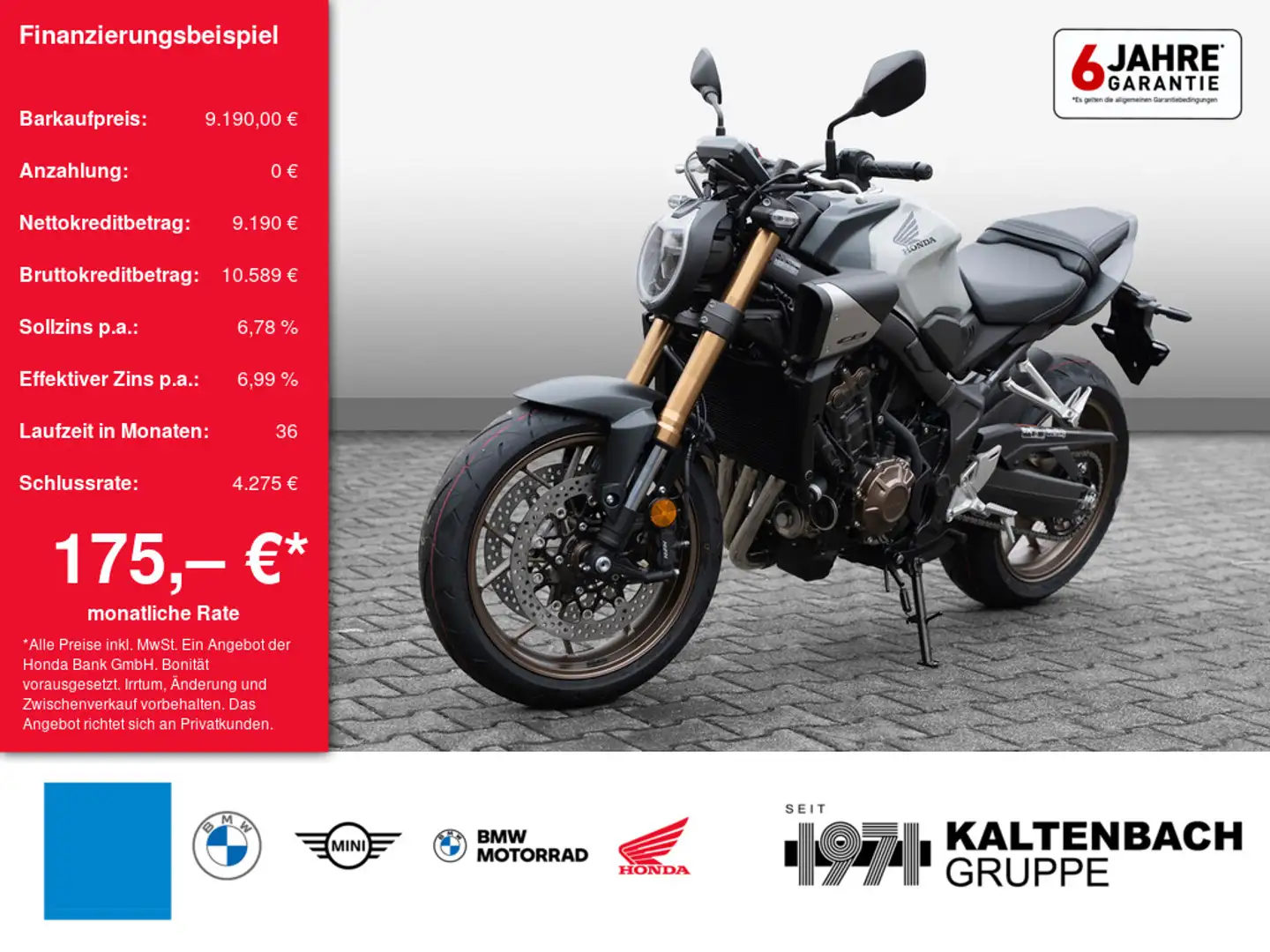 Honda CB 650 R LED SCHEINWERFER Gris - 1