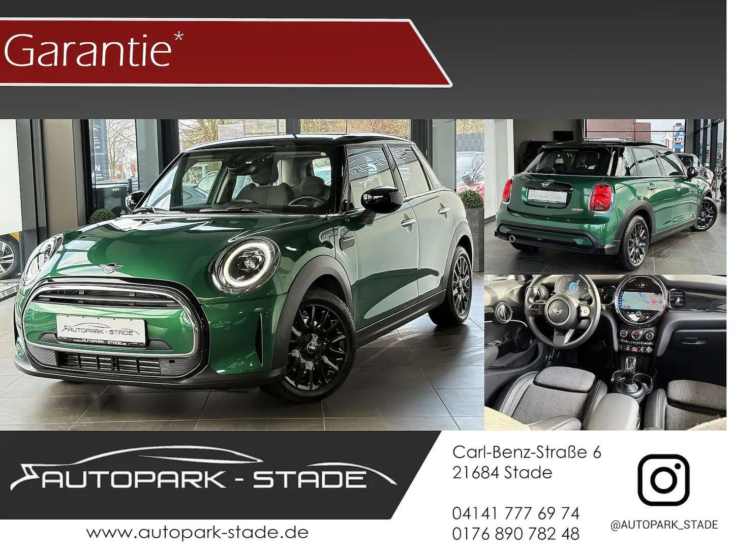 MINI Cooper 5 Türer Display LED Assist. Classic Trim Grün - 1