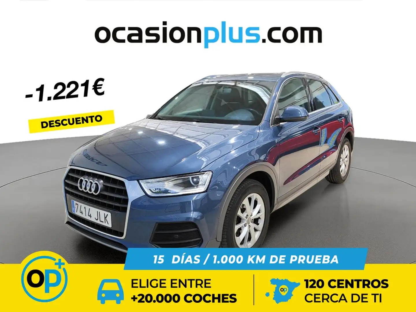 Audi Q3 2.0TDI Design edition 110kW Azul - 1
