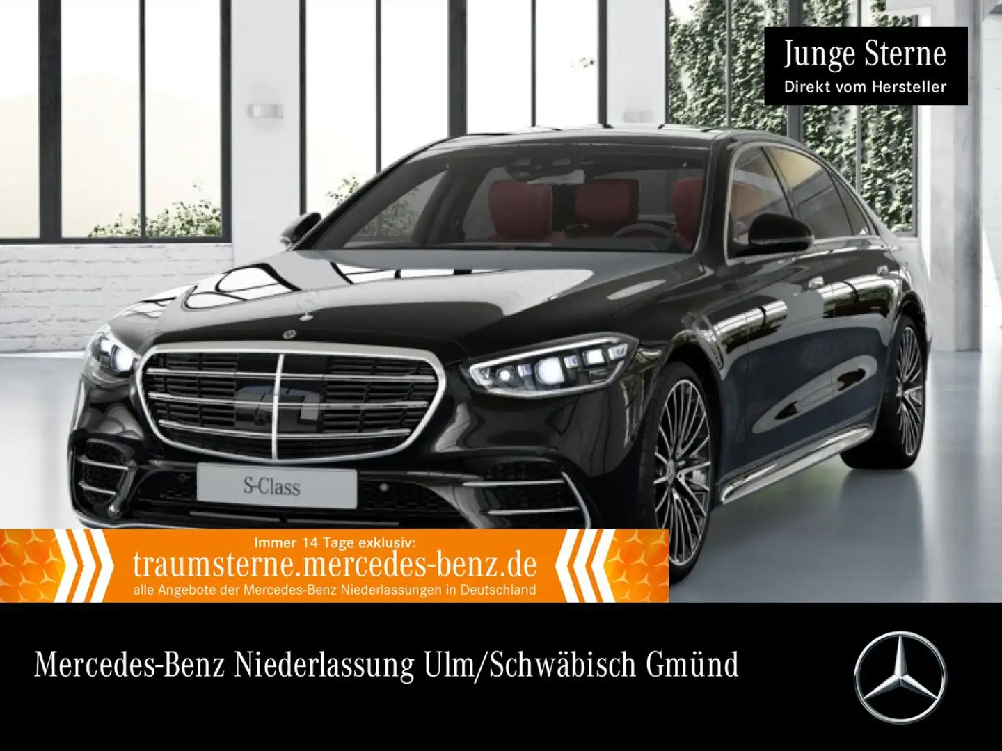 Mercedes-Benz S 400 d L 4M AMG+PANO+360+DIGITAL-L+BURMESTER3D Чёрный - 1