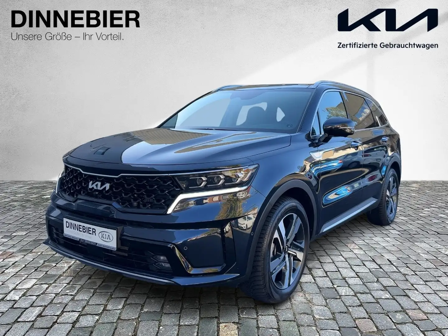 Kia Sorento 1.6T HEV AWD PLAT AUT *7S*RFK*PDC*GD* Blau - 2