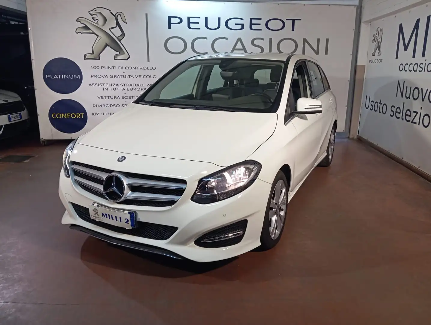 Mercedes-Benz B 180 Classe B - T246 d (cdi) Sport auto GARANZIA!! Bianco - 2