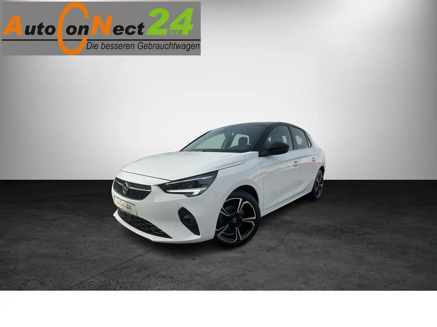 Opel Corsa Elegance Sky *Pano/Navi-App/RFK/PDC/LED/LR-& SHZG/ Weiß - 1
