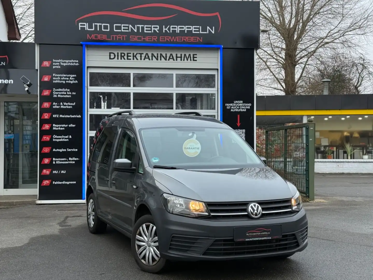 Volkswagen Caddy Trendline (5 Sitzer-Klima-Tempomat-Sitzh.) Gris - 1