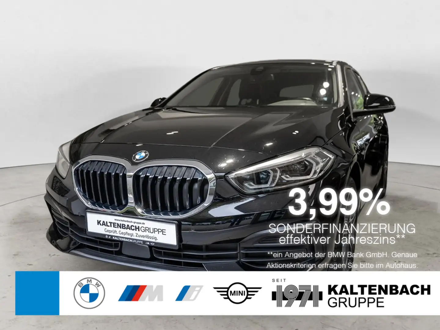 BMW 118 i Advantage LED W-LAN NAVI SITZHEIZUNG PDC Schwarz - 1