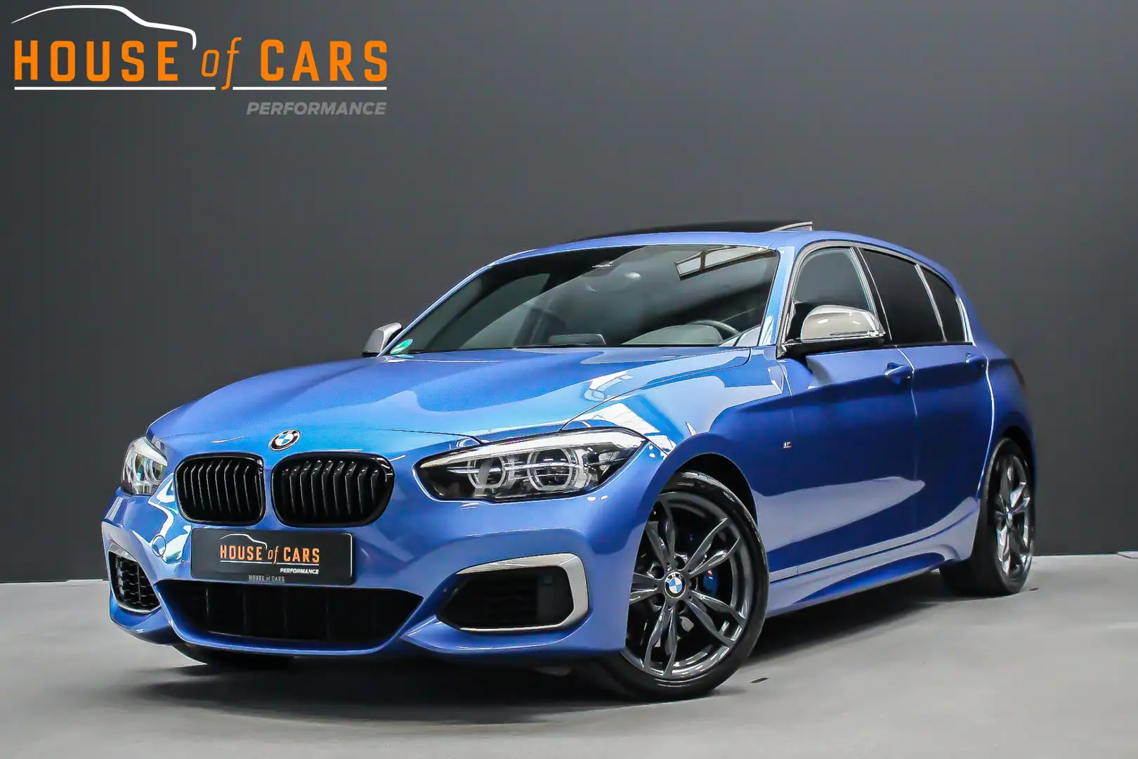 BMW 140 1-serie M140i 570pk Special Edition High Executive Bleu - 1