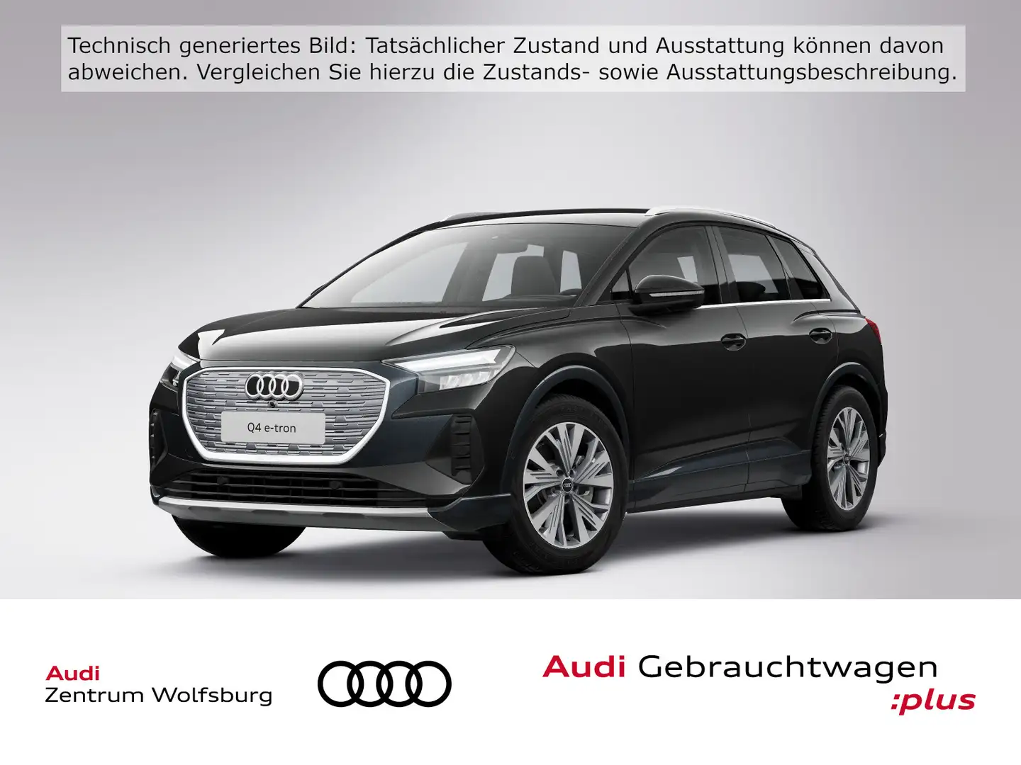 Audi Q4 e-tron 40 Head-up/Navi/Rückfahrkam Schwarz - 1