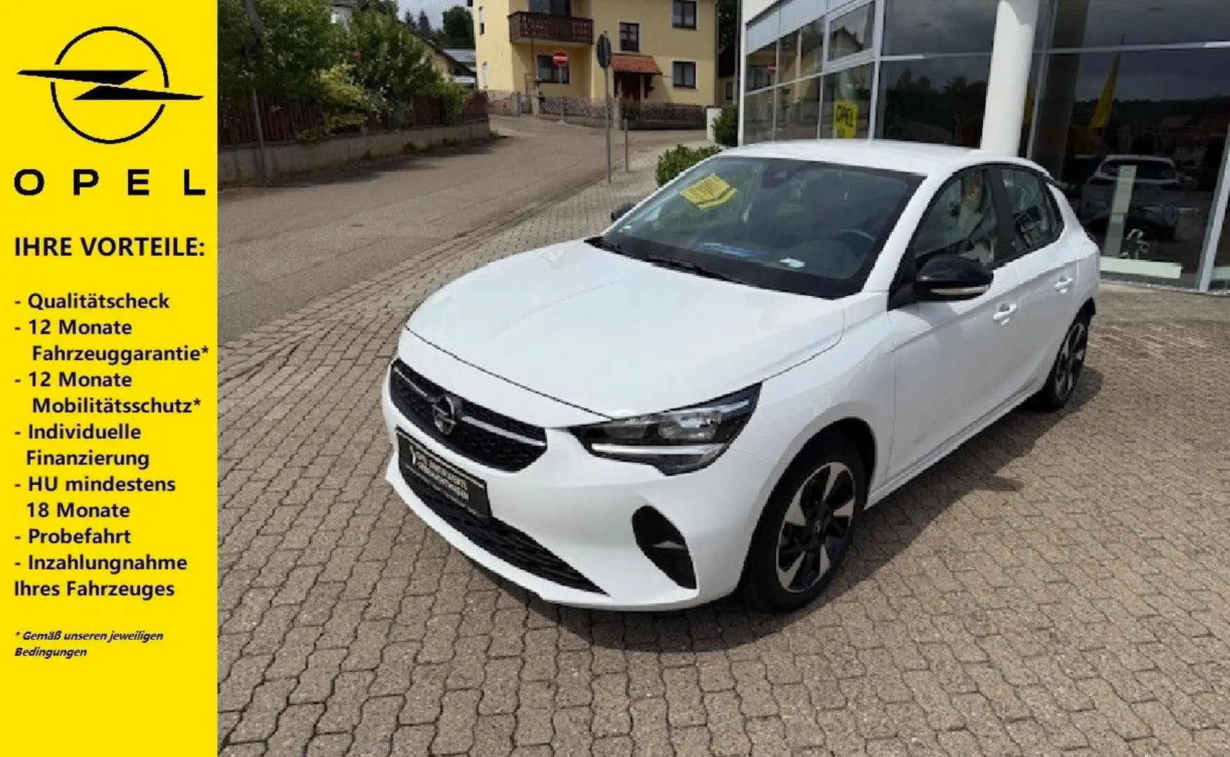 Opel Corsa -e Elektro Edition 136 PS Kamera Parkpilot Weiß - 1