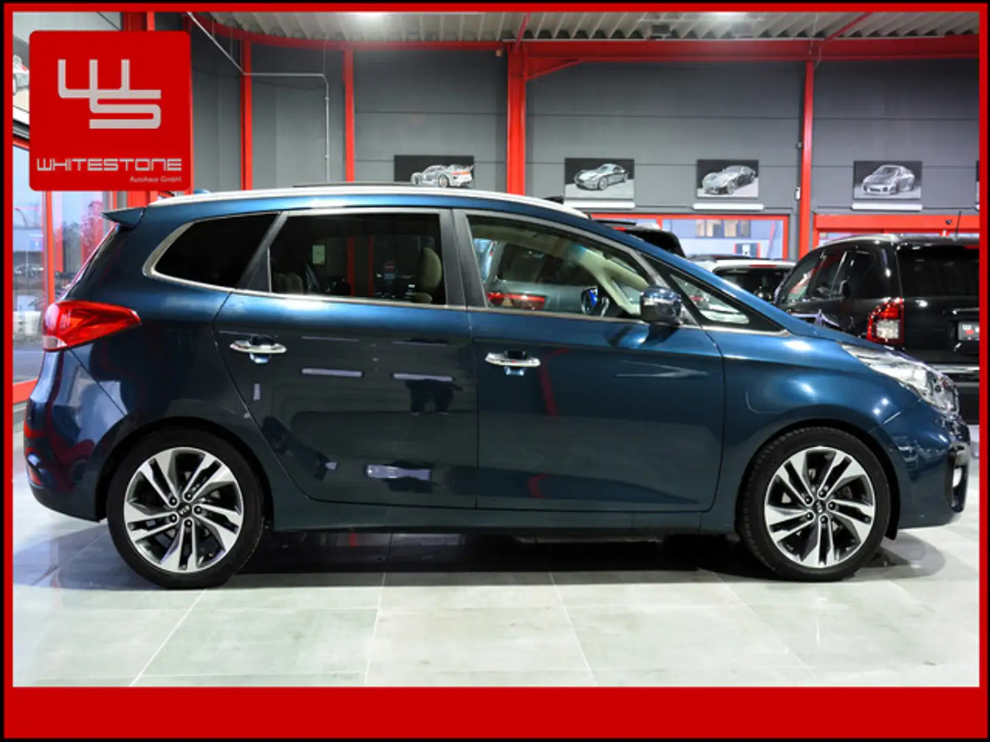 Kia Carens 2.0 Spirit Aut / 71 Tkm / 7 Sitze / Voll Azul - 2